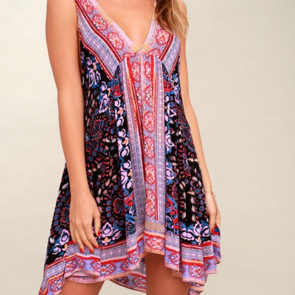 NWOT free people bohemian slip dress. Small
